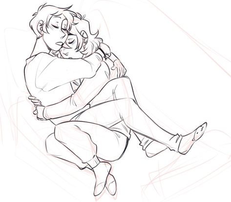 klance by @pbeltarts | 1/5 Couple Snuggle Poses Drawing, Cuddling Pose Reference Bed Drawing, Comfy Poses, Cuddling Pose Reference Bed, Suggestive Pose Ref Two People Drawing, Cuddling Pose, Sleeping Drawing, Voltron Funny, Voltron Fanart