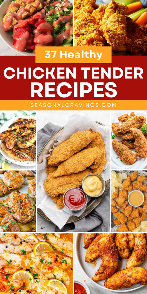 "Spice up your table with 37 Healthy Chicken Tender Recipes! From crispy Gluten Free Chicken to juicy Air Fryer Chicken Tenderloins and flavorful Buttermilk Chicken Tenderloins, these chicken tenderloins are easy to make, perfect for chicken dishes and easy homemade meals your family will love!
" Easy Meals With Chicken Tenderloins, Ww Chicken Tenders, Healthy Chicken Tender Recipes Air Fryer, Tenderloin Chicken Recipes, Easy Recipes With Chicken Tenderloins, Recipes Using Frozen Chicken Tenders, Quick Chicken Tenderloin Recipes, Chicken Breast Tender Recipes, Recipes Using Chicken Tenders