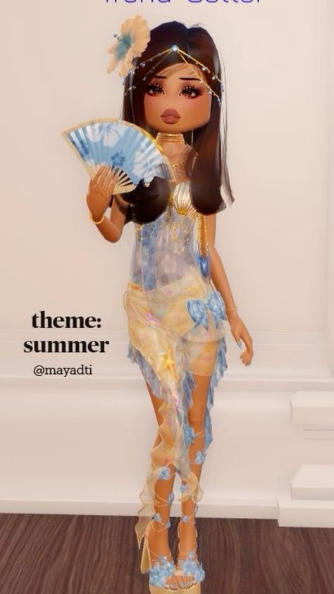 Summer Dti Outfits, Dress To Impress Internet Famous, Dti Celebrity Fit, At The Beach Dress To Impress, Gala Outfits, Dti Codes, Face Mask Aesthetic, Met Gala Outfits, Creative Outfits