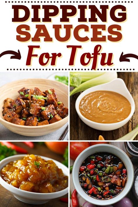 Add some pizzazz to your next dinner with these easy and delicious homemade dipping sauces for tofu. They're bright, quick, and flavorful to the max. Tofu Dipping Sauce Recipe, Crispy Tofu With Peanut Sauce, Crispy Tofu Dipping Sauce, Fried Tofu Dipping Sauce, Crispy Tofu Sauce, Easy Tofu Sauce, Fried Tofu Sauce, Tofu Sauces, Tofu Dipping Sauce