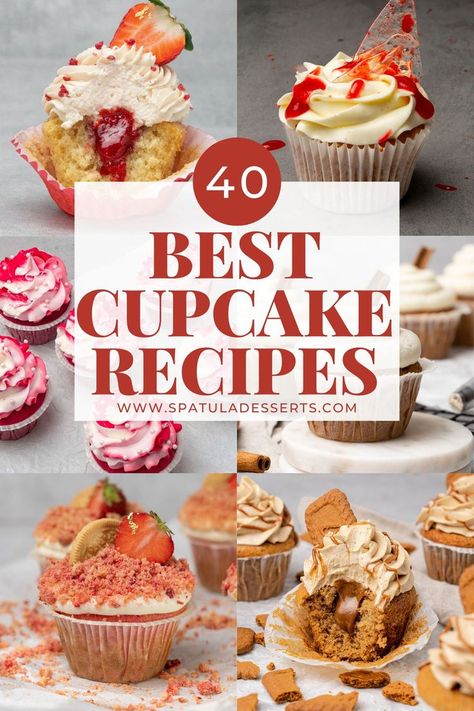 Best Cupcake Recipe Collection Unique Foods Recipes, Easy Unique Cupcake Recipes, Valentines Cupcake Flavors, Wedding Anniversary Cupcakes Ideas, Award Winning Cupcakes, Gourmet Valentines Cupcakes, Creative Cupcake Flavors, Gourmet Cupcakes Fancy, Fancy Cupcake Recipes