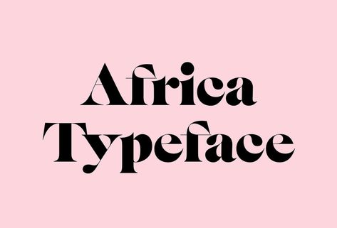 Africa Font Family African Typography, African Font, Cowboy Font, Art Deco Fonts, Magazine Fonts, Trending Fonts, Western Font, Geometric Font, Horror Font