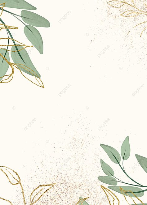 Gold Wallpaper Iphone, Green Leaf Background, Graphic Design Images, Beige Wedding, Leaves Illustration, Background Green, Wallpaper Green, Golden Leaf, Best Wallpaper