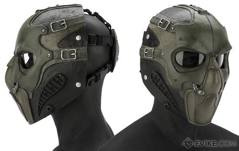 Full Face Mask Design Ideas, Face Gear, Face Mask Design Ideas, Polar Star, Helmet Concept, Elite Force, Helmet Armor, Tokyo Marui, Futuristic Armour