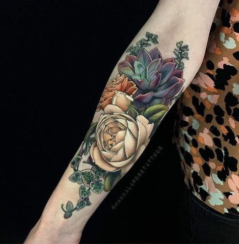 Shading Styles, Best Feminine Tattoos, Plant Tattoos, Succulent Tattoo, Earthy Tattoos, Tattoo 2023, Boho Tattoos, Tattoo Reference, Plant Tattoo