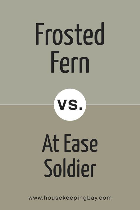 SW 9648 Frosted Fern vs. SW 9127 At Ease Soldier Sw At Ease Soldier, Connection To Nature, Dream Bath, Room Paint Colors, Open Spaces, Paint Colors For Home, Trim Color, Coordinating Colors, Mobile Home