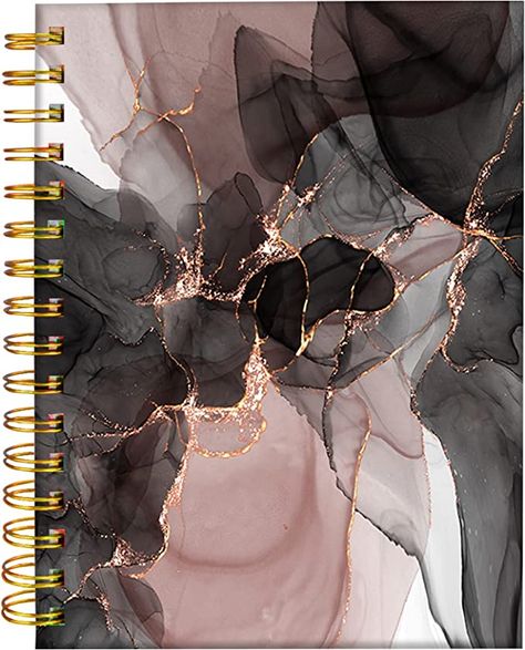 Amazon.com : iampanda Spiral Journal Notebook,Strong Twin-Wire Binding with Premium Paper for Girl Women,Luxury Gold Marble 60 Sheets A5 College Ruled Notebook/Journal,Perfect for School Office Home Gifts,Pink Gold Marble : Office Products Luxury Notebook, Pink Gold Marble, Marble Office, Notebook Idea, College Ruled Notebook, Gifts Pink, Spiral Journal, Ruled Notebook, Wire Binding