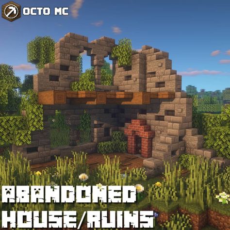 Minecraft Abandoned Village, Abandoned Minecraft Builds, Minecraft Abandoned Building, Minecraft Swamp Village, Minecraft Apocalypse Build, Buildings In Minecraft, Minecraft Abandoned, Minecraft Ruins, Enchantment Room Minecraft