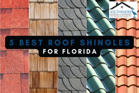 5 Best Roof Shingles For Florida (2023) – Reviews And Buyer's Guide Types Of Roof Shingles, Certainteed Shingles, Metal Shingle Roof, Solar Roof Shingles, Slate Shingles, Solar Shingles, Architectural Shingles Roof, Roofing Shingles, Best Roofing