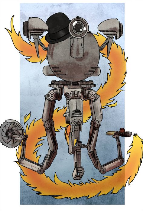 Mr Handyman - Codsworth by Rusembell on DeviantArt Mr Handy, Nuclear Fallout, Tf2 Funny, Fallout Rpg, Fallout Fan Art, Nuclear Winter, Vault Tec, D D Character Ideas, Fallout Game