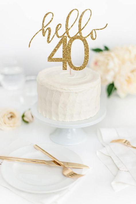 birthday 40th Birthday Cake Topper, 50th Birthday Cake Toppers, 30th Birthday Cake Topper, 40th Cake, 50th Cake, Milestone Birthday Party, 50th Birthday Decorations, 60th Birthday Cakes, 30 Birthday Cake