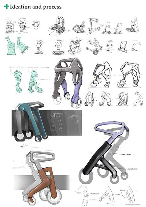 A foldable electrical walker designed for senior customers Elderly Design Architecture, Disabled Design Architecture, Product Design For Disabled People, Elderly Assistance Products, Elderly Products, Wheelchair Dimensions, Mobility Walkers, Walker For Seniors, Senior Living Design