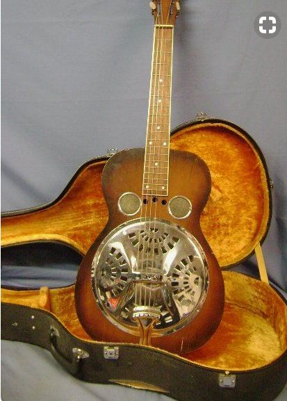 Dobro Style 55/56 Original Wood Body Resonator Guitar | Dobro Guitar Dobro Guitar, Lap Steel Guitar, Hammered Dulcimer, Resonator Guitar, Lap Steel, Guitar Pics, Steel Guitar, Blues Guitar, Musical Art