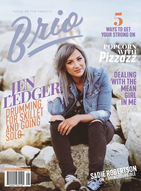 Brio Magazine, Focus On The Family, Jen Ledger, Christian Rock Bands, Sadie Robertson, Christian Rock, Christian Artists, Play Soccer, Daily Bible Verse