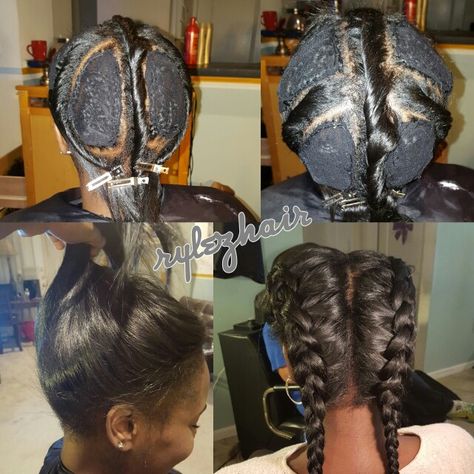 The Wet Look, Hair Braid Patterns, Vixen Sew In, Parting Hair, Sew In Hair Extensions, Hairstyle Easy, Weave Ponytail Hairstyles, Beautiful Black Hair, Quick Natural Hair Styles