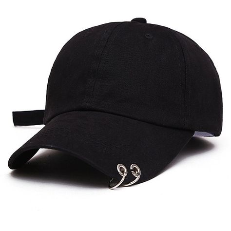 XBeshine BTS Live The WINGS Tour Kpop Iron Ring Hats Adjustable... ❤ liked on Polyvore featuring accessories, hats, baseball caps, adjustable caps, baseball cap hats, adjustable baseball hats and baseball hat Topi Snapback, Wings Tour, Stylish Caps, Moda Streetwear, Iron Ring, Hip Hop Hat, Cap Hats, Cotton Hat, The Wings