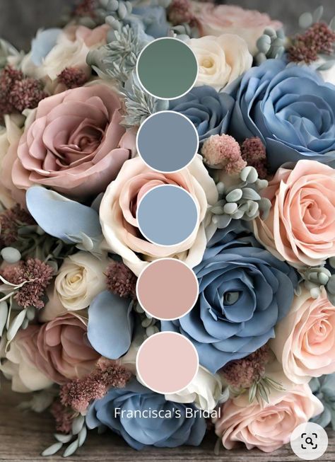 June Wedding Colors Purple, Rose Gold Color Palette Wedding, Blue Colour Palette Wedding, 2024 Wedding Color Palette, Color Palette Wedding Summer, Pink Wedding Theme Color Schemes, Wedding Colour Palettes Summer, Unique Wedding Theme Colors, Pastel Wedding Theme Color Schemes