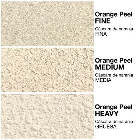 Drywall Texture Types You Need to Know | Family Handyman Wall Orange, Orange Peel Walls, Orange Peel Wall Texture, Drywall Texture, Walls Design, Removing Popcorn Ceiling, Drywall Finishing, Orange Peel Texture, Ceiling Texture