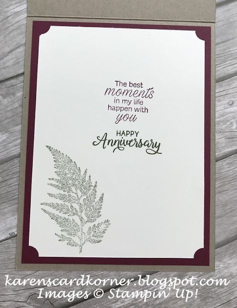 Stampin Up Happy Anniversary Stamp, Stampinup Anniversary Cards, Stampin Up Anniversary Card Ideas, Stampin Up Anniversary Cards For Husband, Stampin Up Anniversary Cards, Anniversary Cards For Couple, Military Cards, Traditional Christmas Cards, Anniversary Cards Handmade