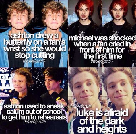 Some facts 5sos Facts, 5 Seconds Of Summer, 5 Seconds, Got Him, Cool Bands, Punk Rock, The Darkest, First Time, Movie Posters