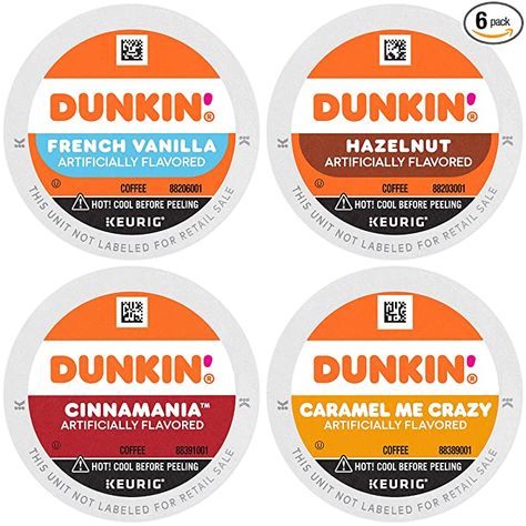 Dunkin' Mixed Flavor Coffee Variety Pack, 60 Keurig K-Cup Pods Best K Cups, Flavored Coffee, Coffee Varieties, Keurig Coffee Makers, Keurig K Cup, Keurig Coffee, Medium Roast Coffee, Mushroom Coffee, Vanilla Flavor