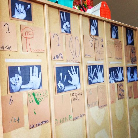 Wall Display Ideas, Reggio Emilia Classroom, Reggio Inspired Classrooms, Reggio Classroom, Alphabet Posters, Math Number Sense, Reggio Inspired, Classroom Displays, Preschool Math