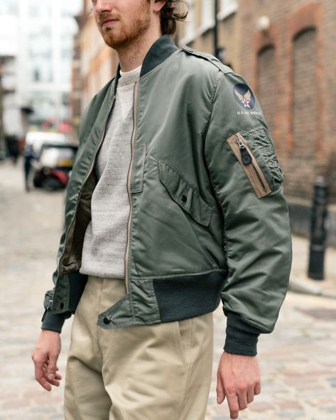 M43 Field Jacket, M51 Field Jacket, Military Jacket Outfit Men, Olive Military Style Utility Jacket For Streetwear, Ma1 Jacket, Buzz Rickson, A2 Flight Jacket, Ma 1 Jacket, American Casual