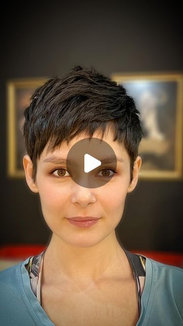 Pixie Haircut Black Hair, Wispy Pixie Cut, Pixie Haircuts For Women, Short Sassy Haircuts, Really Short Hair, Short Hair Pixie Cuts, Short Sassy Hair, Short Curly Haircuts, Super Short Hair