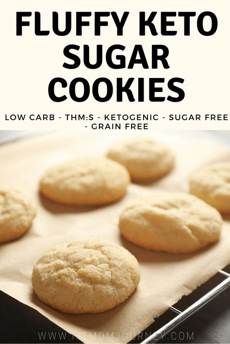 Keto Sugar Cookies, Low Carb Cookies Recipes, Keto Cookie Recipes, Postre Keto, Keto Pancakes, Dessert Aux Fruits, Low Carb Cookies, Low Carb Sweets, Keto Cheesecake