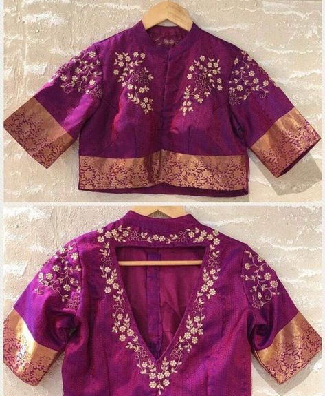 Simple Work Blouses, Work Blouses Latest, Trendy Blouse Designs For Silk Sarees, Blouse Designs Net, Blouse Designs Ideas, Net Blouse Designs, Latest Blouse Design, Latest Blouse Designs, Long Blouse Designs