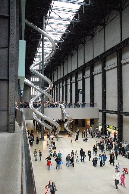 Tate modern, London  Best ever installation - slides. So happy I could see this Tate Gallery London, London Tate Modern, Tate Museum London, Tate Modern Museum, Tate London, Indoor Slide, Tate Museum, Turbine Hall, Tate Modern London