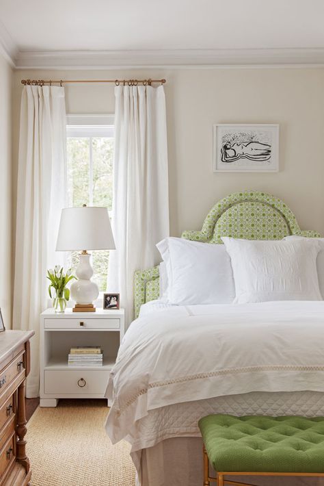 Outside the Box | Charleston Coastal Bedrooms Green, Charleston Bedroom Ideas, White Bedroom With Pops Of Color, Charleston Home Decor, Blue And Green Bedroom, Charleston Bedroom, Coastal Bedroom Furniture, Tranquil Bedroom, Bungalow 5