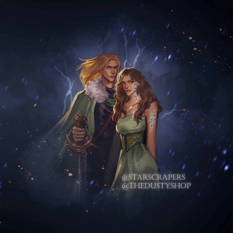 Lysandra And Aedion Fan Art, Aelins Court Fanart, Tog Couples, Empire Of Storms Fan Art, Lysandra Fanart, Lysandra And Aedion, Tog Fanart, Aedion Ashryver, Queen Of Shadows