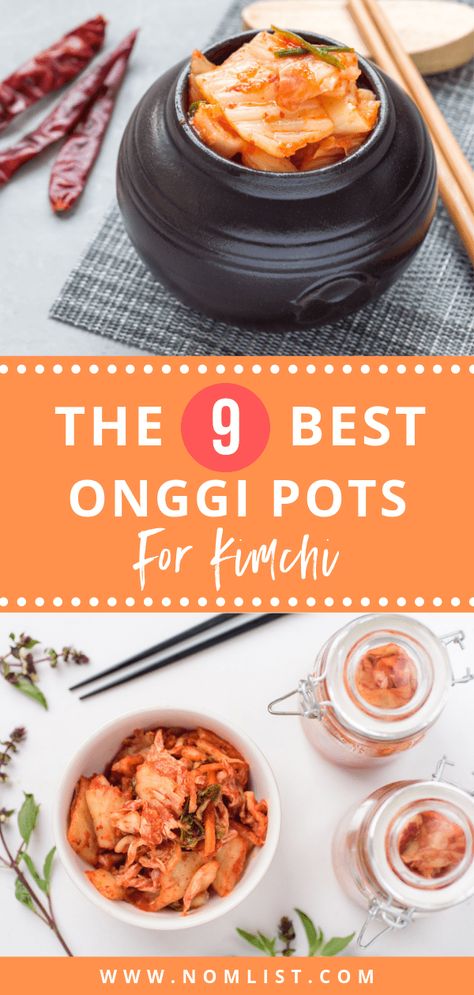 Finding the best onggi pots is your first step in the process of making kimchi. Having your own onggi pot allows you to test out its many different uses, creating some wonderful fermented dishes that can keep for quite a long time, and pair so well with many main course dinners. #kimchi #onggi #koreancooking #koreanrecipes #kimchidish #kimchipot #kimchirecipes #koreanfood #asianfood #asiancuisine Onggi Pot, Kimchi Container, Kimchi Pot, Making Kimchi, Korean Beef Recipes, Best Korean Food, South Korean Food, Korean Cooking, Korean Recipes