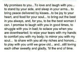 My promise to you! Promise Letter, Letter To My Future Husband, Tattoo Quotes Love, Marine Boyfriend, Wedding Vows That Make You Cry, Best Wedding Vows, My Promise To You, Wedding Vows To Husband, To My Future Husband