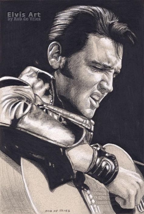 Elvis Drawing, Elvis Tattoo, Dm Ideas, Rio Linda, Elvis Art, Coloured Paper, Elvis Presley Pictures, Pretty Tattoos For Women, White Chalk