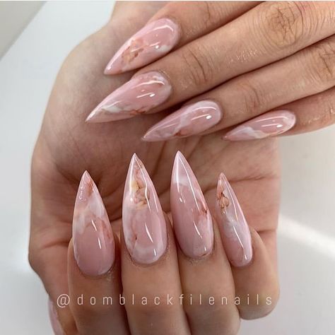 Marble Acrylic Nails, Acrylic Nails Stiletto, Marble Nail Designs, Glamour Nails, Nail Candy, Long Square Acrylic Nails, I Love Nails, Gel Nail Designs, Square Acrylic Nails