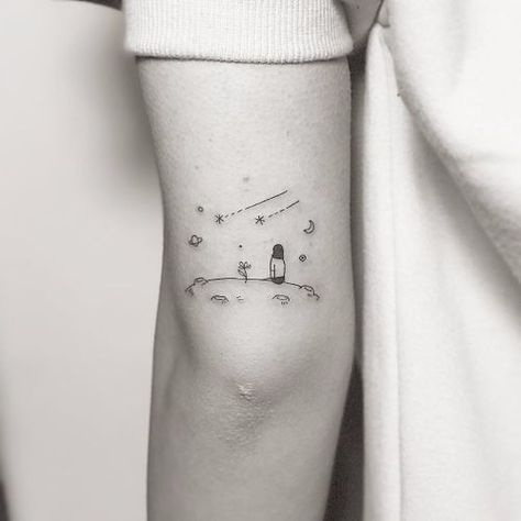 Personalized Tattoos, Tattoos Neck, Little Prince Tattoo, Tattoos Fonts, Tattoos Back, Tattoos Creative, Prince Tattoos, Fashion Tattoos, Tattoos Simple