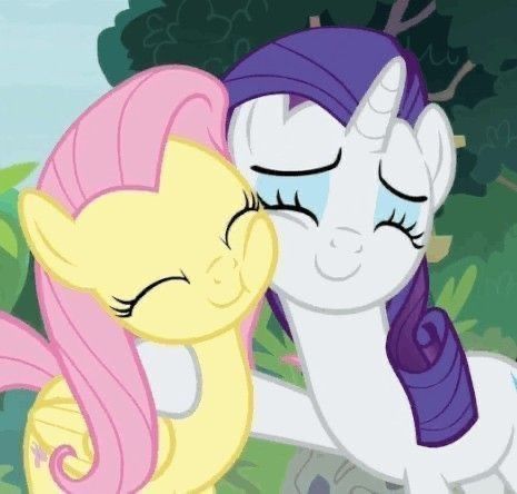 Fluttershy, Rarity, Ponies