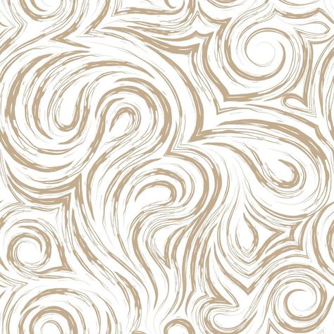 Abstract vector seamless pattern in pastel colors from torn lines in the form of spirals of loops and curls. Texture for decoration of fabrics or wrappers in beige color isolated on white background. Printed Fabric Texture Seamless, Fabric Texture Seamless, Line Texture, Border Embroidery Designs, Border Embroidery, Abstract Vector, Seamless Textures, Seamless Background, Swirl Pattern