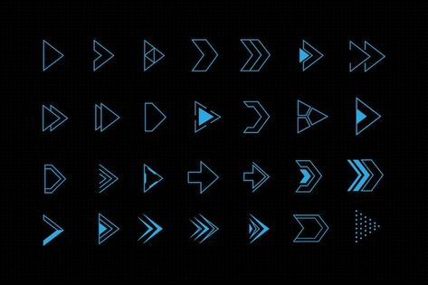 Futuristic Icons, Hud Elements, Baroque Sculpture, Ui Buttons, Abstract Futuristic, Cyberpunk Clothes, Data Visualization Design, Futuristic Fonts, Polygon Art