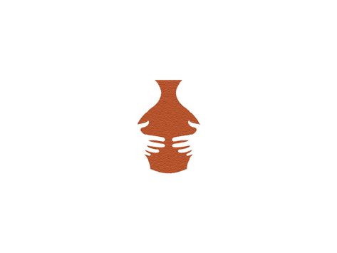 Logo Concept for a Clay Work Company by Farooq Shafi on Dribbble Pottery Tattoo Ceramics, Clay Logo Design, Clay Pot Drawing, Clay Branding, Clay Tattoo, Vase Logo, Pottery Tattoo, Clay Logo, Pottery Illustration