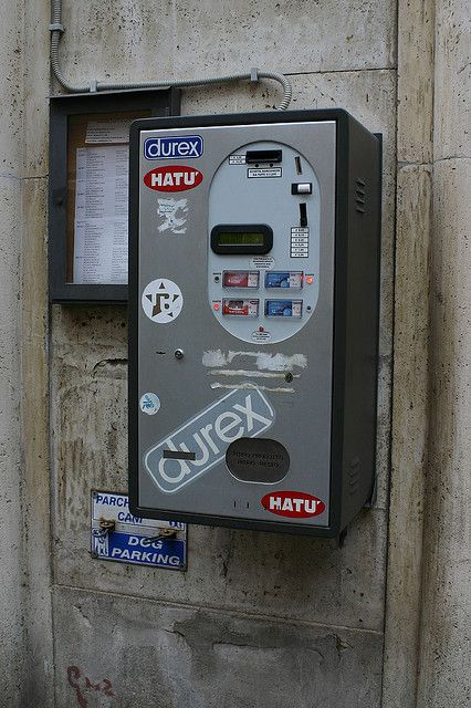 Condom Vending Machine in Vatican City    Less than a block from St. Peter's Basilica was this condom vending machine inside Vatican City. Vending Machine Design, Black Tar, Vending Machines, Buy Crystals, Vatican City, Vending Machine, Machine Design, Gas Station, Old Things