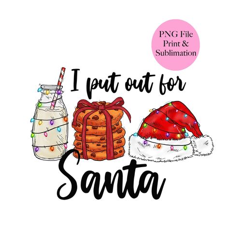 I Put Out For Santa, Round Border, Nursery Art Decor, Santa Shirt, Tshirt Pillow, Free Graphics, Christmas Clipart, Christmas Png, Free Design Resources