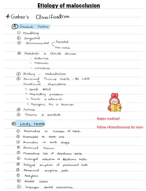 Orthodontics Orthodontics Notes, Dental Social Media, Dental Videos, Medicine Notes, Romanticizing School, Teeth Shape, Medical School Essentials, Dental School, Handwritten Notes