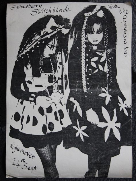 Strawberry Switchblade, 80s Goth, Health Goth, Goth Bands, Soft Cell, Goth Subculture, Band Posters, New Poster, Music Fans