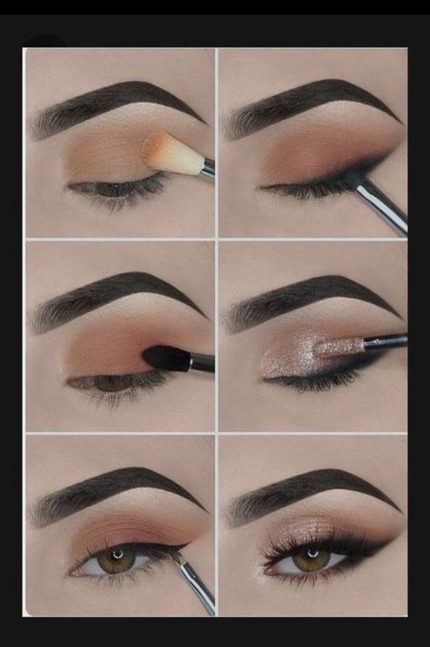 No Make Up Make Up Look, Matte Eye Makeup, Shimmer Eye Makeup, Beginners Eye Makeup, Eye Makeup Techniques, Makeup Tutorial Eyeliner, Homecoming Makeup Black, Makeup Artist Tips, Makeup Tutorial Eyeshadow