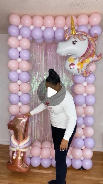 Balloons and party ideas on Instagram: "Tutorial!!! Unicorn Photo Booth frame ..! Would you use it for your celebration? 
By @lemajesticrosesdecor 🎉" Balloon Photo Booth Ideas, Balloon Photo Booth, Unicorn Photo Booth, Unicorn Photo, Photo Booth Ideas, Balloon Photo, Unicorn Photos, Photo Booth Frame, Instagram Tutorial