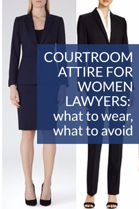 Wondering what to wear for trials, depositions, arbitrations, and other important things? Here's our advice on the best courtroom attire for women lawyers: Lawyer Fashion Women, Courtroom Attire, Attorney Outfit, Lawyer Dress, Law School Fashion, Law School Outfit, Court Attire, Court Outfit, Women Lawyer