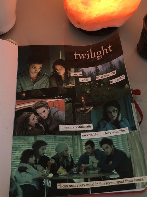 Twilight Journal Ideas, Twilight Journal Page, Twilight Notebook, Twilight Book Aesthetic, Twilight Scrapbook, Diario Aesthetic, Twilight Journal, Twilight Core Aesthetic, Twilight Forks